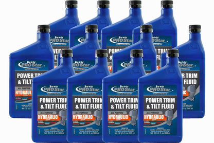 12 Pack Star Brite Pro Star Super Premium Power Trim and Tilt Fluid - 32 oz - 28532