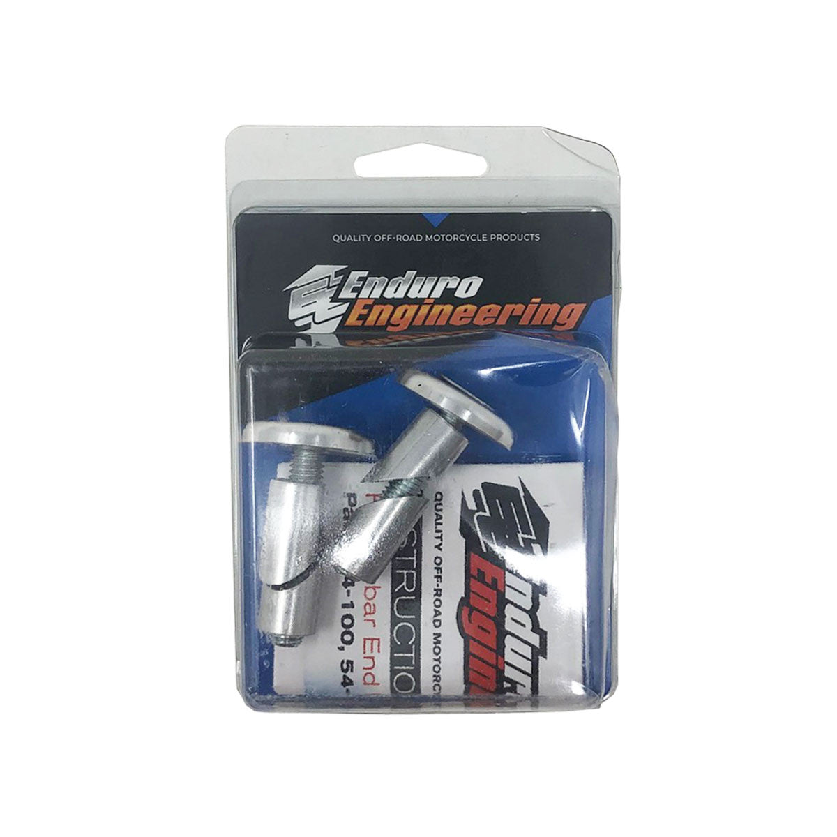 Enduro Engineering Handlebar End Inserts 54-100 (Silver) Universal Bar Ends