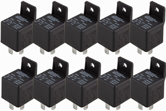 10 Pcs Audiopipe 12 Volt 30/40 Amp Car Automotive Alarm Audio Relay Socket