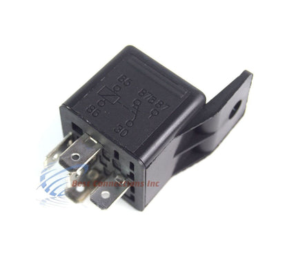 2 Pack Audiopipe 12 Volt DC 40 Amp SPDT Automotive Relay 5 Pin with Mounting Tab