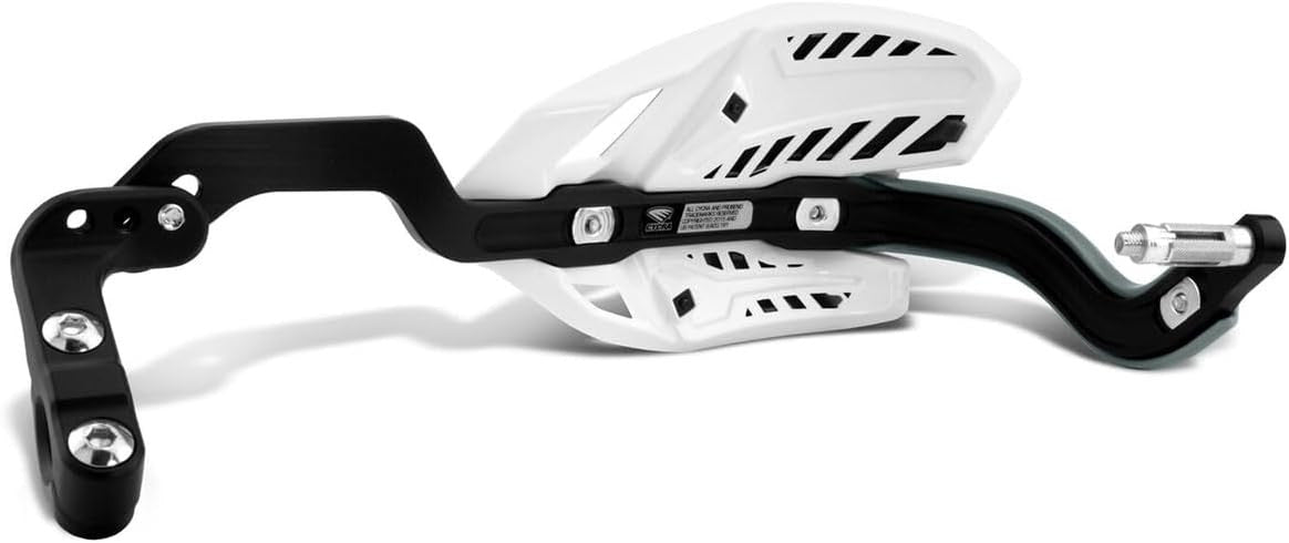 Cycra Ultra ProBend CRM Handguards with 1-1/8" Clamp - White/Black/Gray - 1CYC-7408-12X