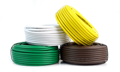 4 Way Trailer Wire Light Cable for Harness 50 FT  Each Roll 12 Gauge 4 Colors