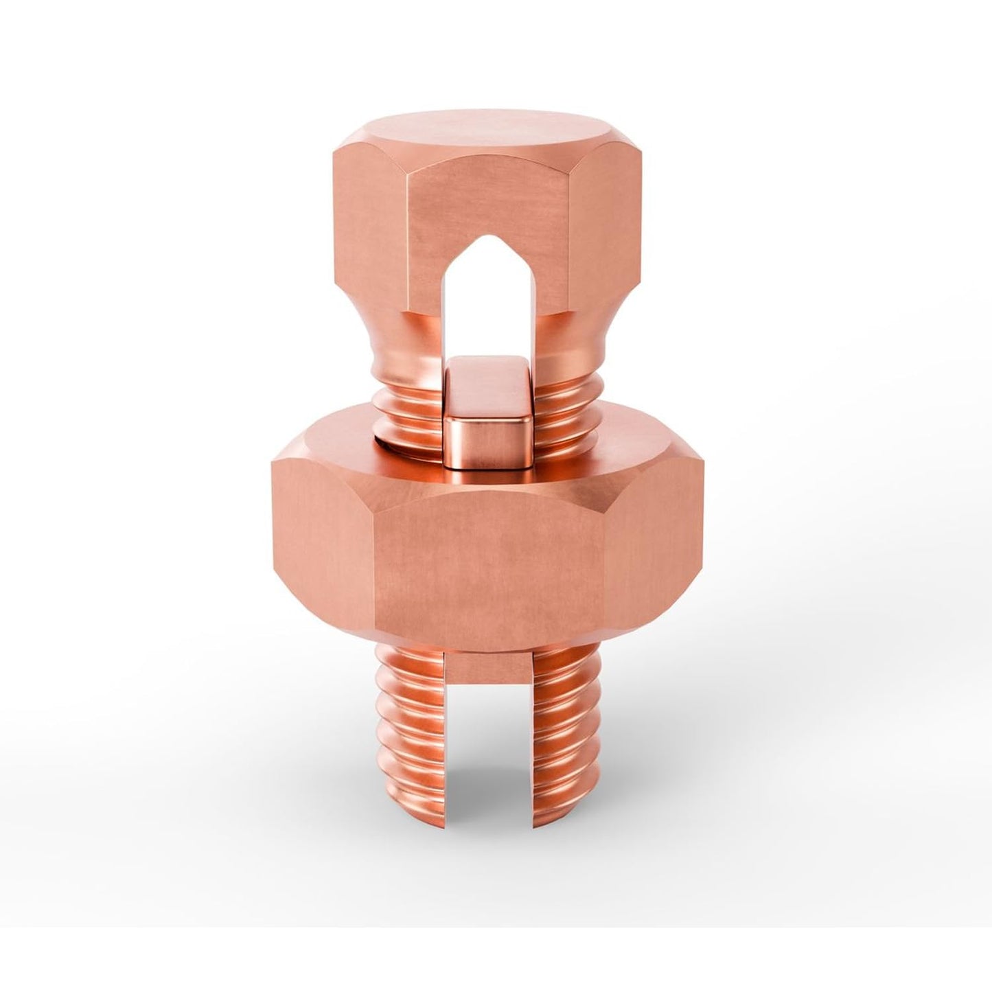 BEST CONNECTIONS High Strength Copper Split Bolt Connectors 4-8 Gauge Solid Wire