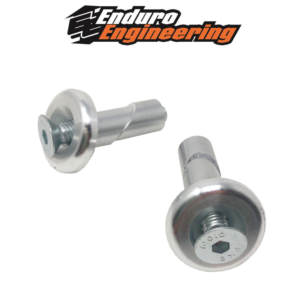 Enduro Engineering Handlebar End Inserts 54-100 (Silver) Universal Bar Ends