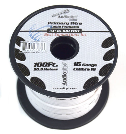 16 GA 100 FT SPOOLS PRIMARY AUTO REMOTE POWER GROUND WIRE CABLE (9 ROLLS)