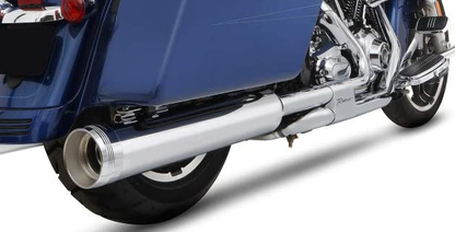 Rinehart Racing 4.5"  Motopro 45 Slip-On Mufflers w/Chrome Tradition End Caps 500-0108TC