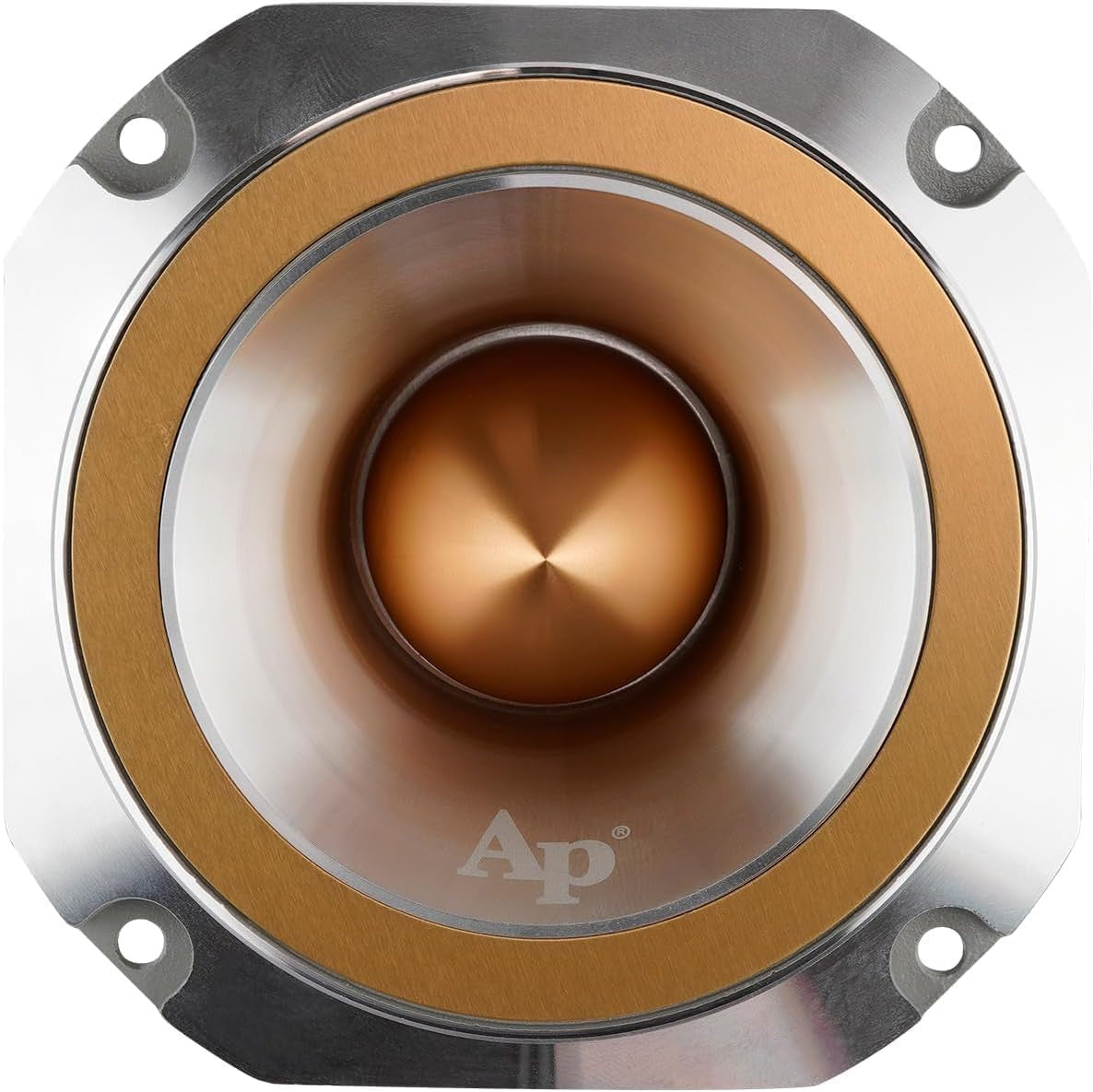 Audiopipe 1 Pair ATR-4053 Heavy Duty Eye Candy Super Bullet Tweeters - 400W 4-8 Ohm Pro Audio Car Audio - Gold