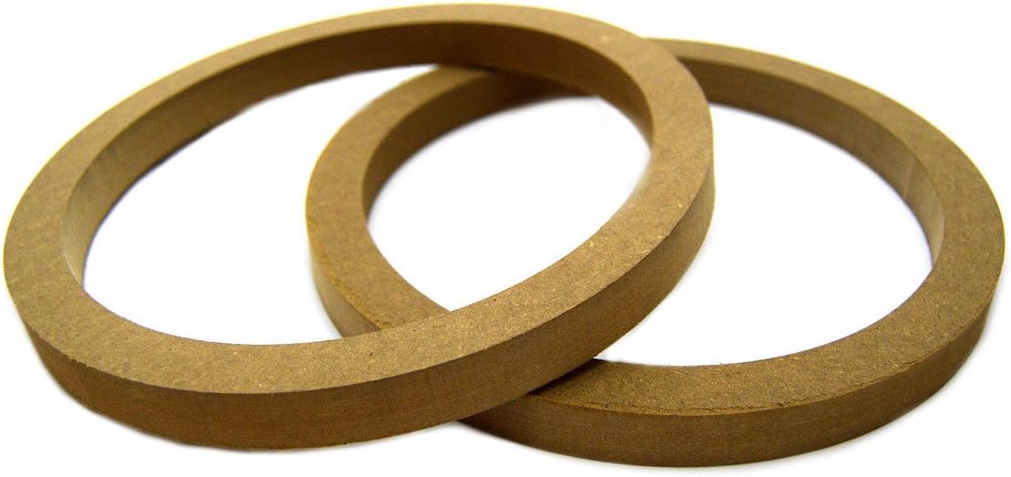 Pipeman's Installation Solution 8" MDF Speaker Mounting Spacer Rings for Fiberglass 8 Rings