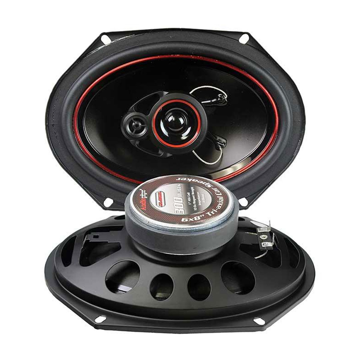 Audiopipe 6x8" 3-Way CSL Series Coaxial Car Speakers 300 Watts (2-Pairs)