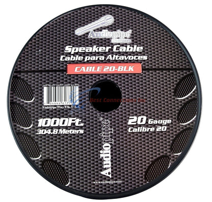 20 Gauge 1000 Feet Speaker Wire Red Black 2 Conductor Copper Clad Aluminum CCA