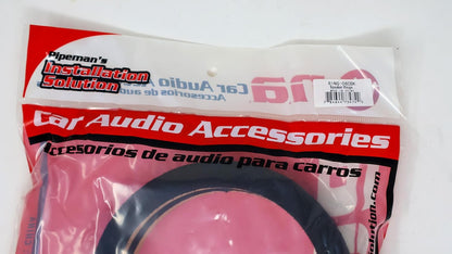 Nippon America 6 Inch MDF Speaker Ring Black Speaker Mounting Spacer Rings Car Audio 2 Pairs