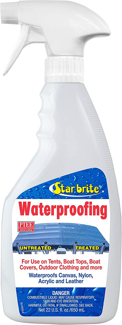 Star Brite Waterproofing W/ PTEF 22oz Marine Fabric UV Protection Stain Repellent 81922 - 3 PACK