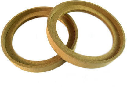 Audiopipe 8" MDF Wood Speaker Ring Recess with Bezel Fiber Glass Molds 2 Pairs