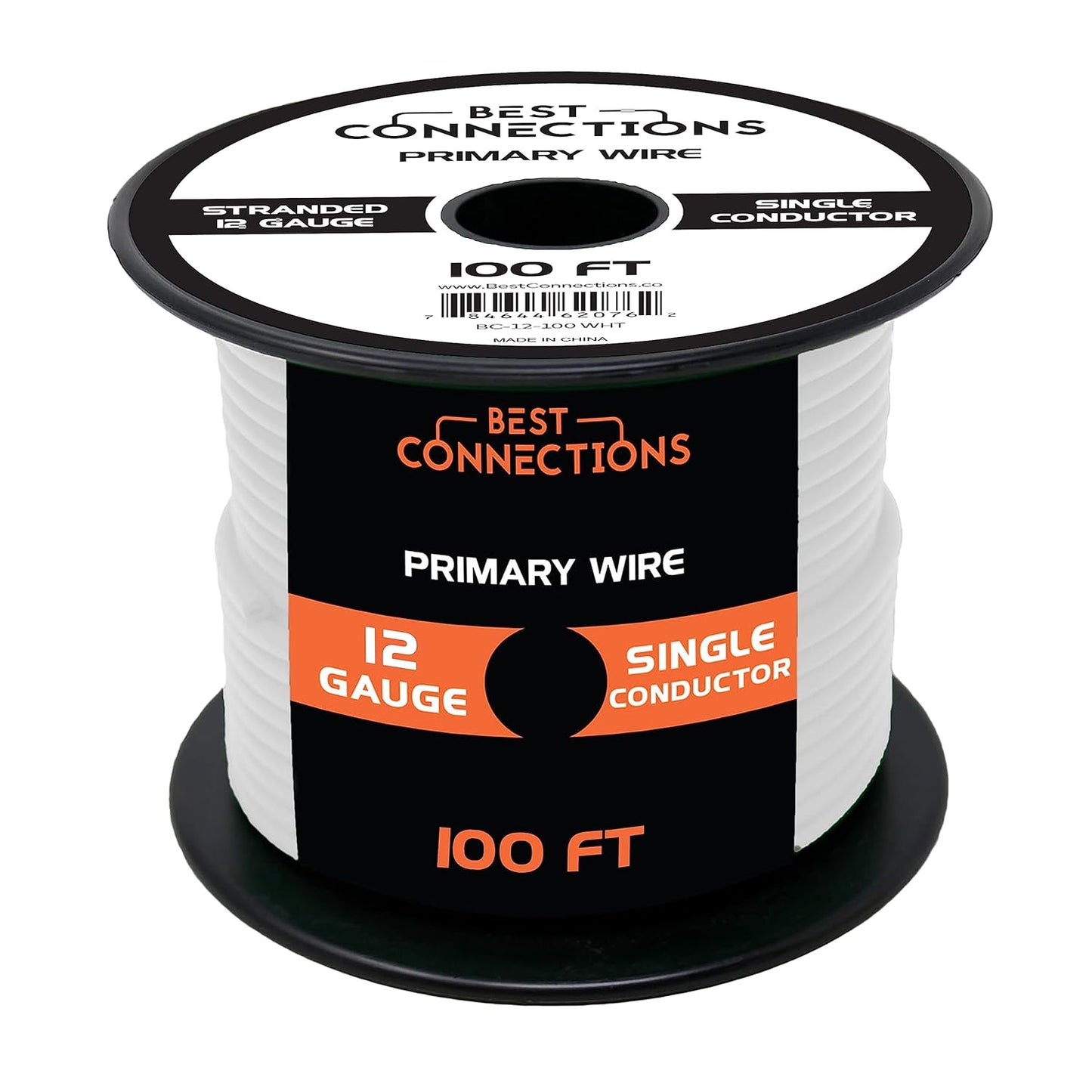 BEST CONNECTIONS 12 Guage Automotive Primary Wire - 100ft | Ideal for Trailer, Speaker, and Lighting Circuits | Durable Primary/Remote, Power/Ground Electrical Wiring