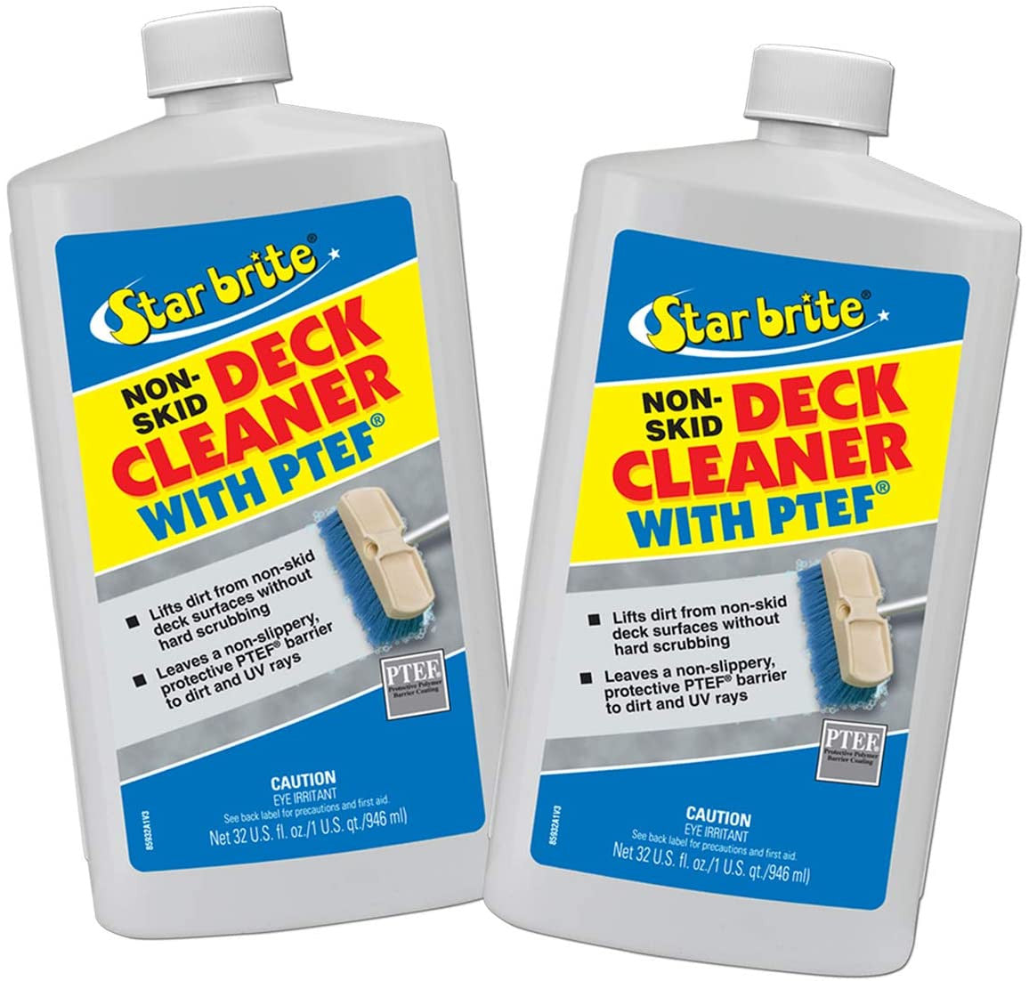 2 Pack Starbrite Non-Skid Deck Cleaner and Protectant With PTEF Protection 32 oz 85932