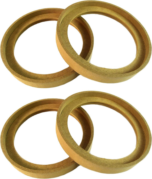 Audiopipe 8" MDF Wood Speaker Ring Recess with Bezel Fiber Glass Molds 2 Pairs