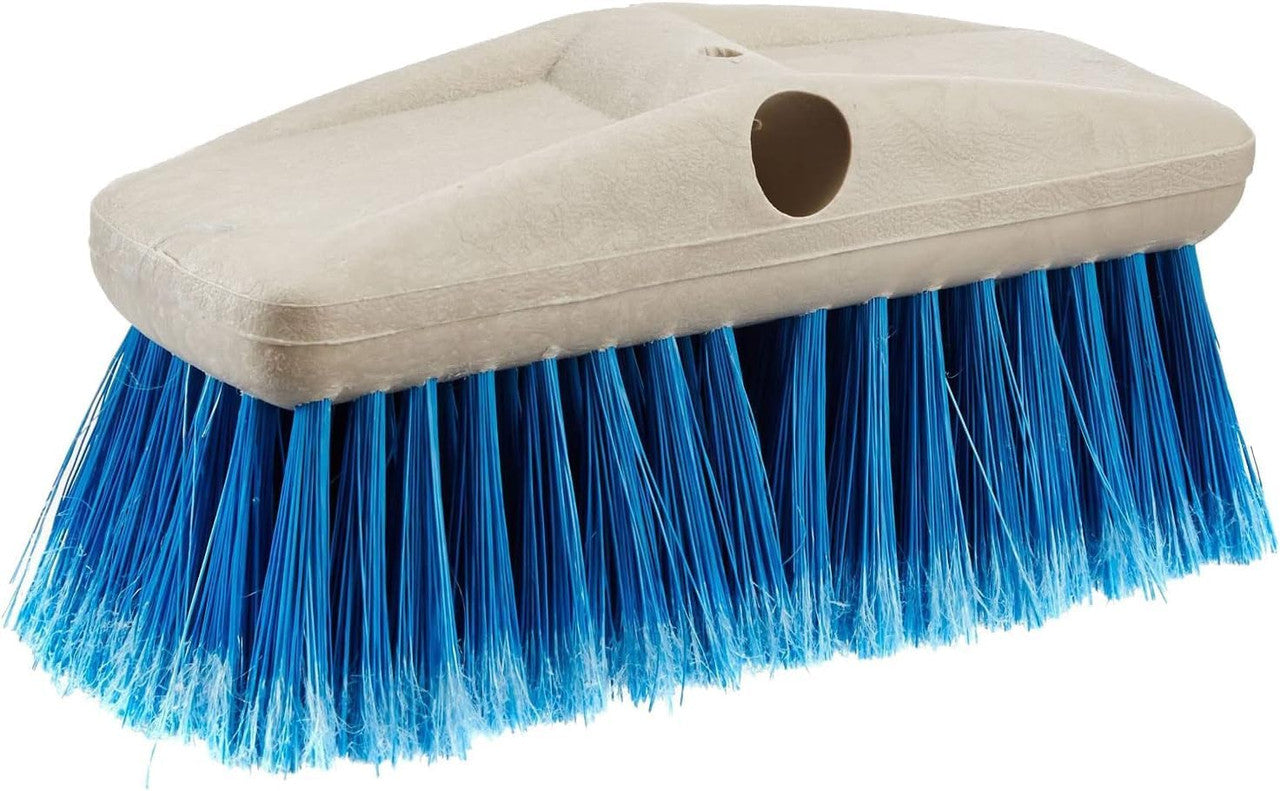 StarBrite 8-Inch Medium Wash Brush - Premium Boat Deck Cleaning Brush - Extend-A-Brush Compatible - High-Density Star Prene Fibers - (Blue) Medium