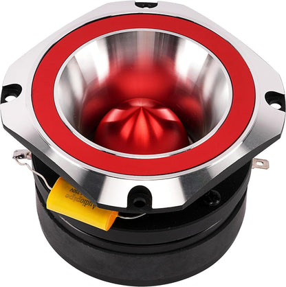 Audiopipe 1 Pair ATR-4061 Heavy Duty Eye Candy Super Bullet Tweeters - 600W Pro Car Audio Car - Red