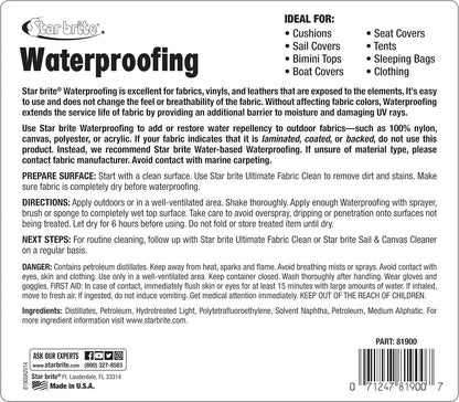 Star Brite 81900 Fabric Waterproofing w/ PTEF 1 Gallon Tent Boat Top Cover