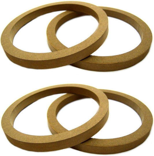 Audiopipe 8" Speaker Mounting Spacer Rings for Fiberglass Car Audio 2 Pair