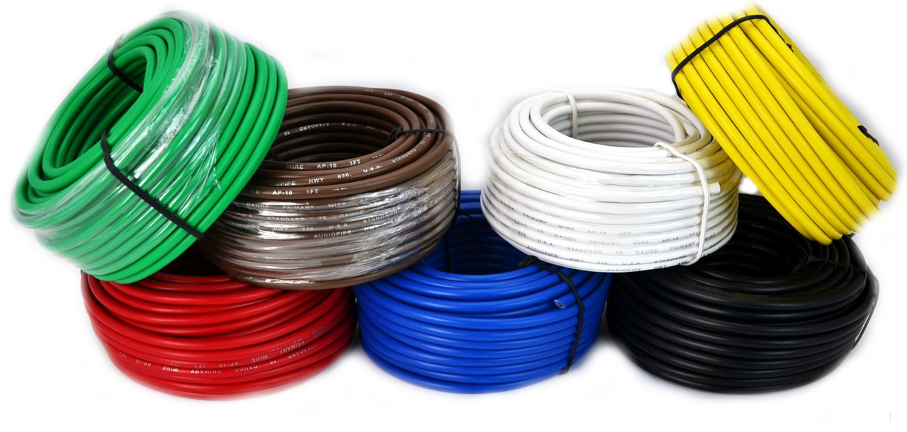 10 GA GAUGE 50 FT ROLLS PRIMARY AUTO REMOTE POWER GROUND WIRE CABLE (5 ROLLS)