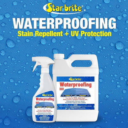 Star Brite 81900 Fabric Waterproofing w/ PTEF 1 Gallon Tent Boat Top Cover