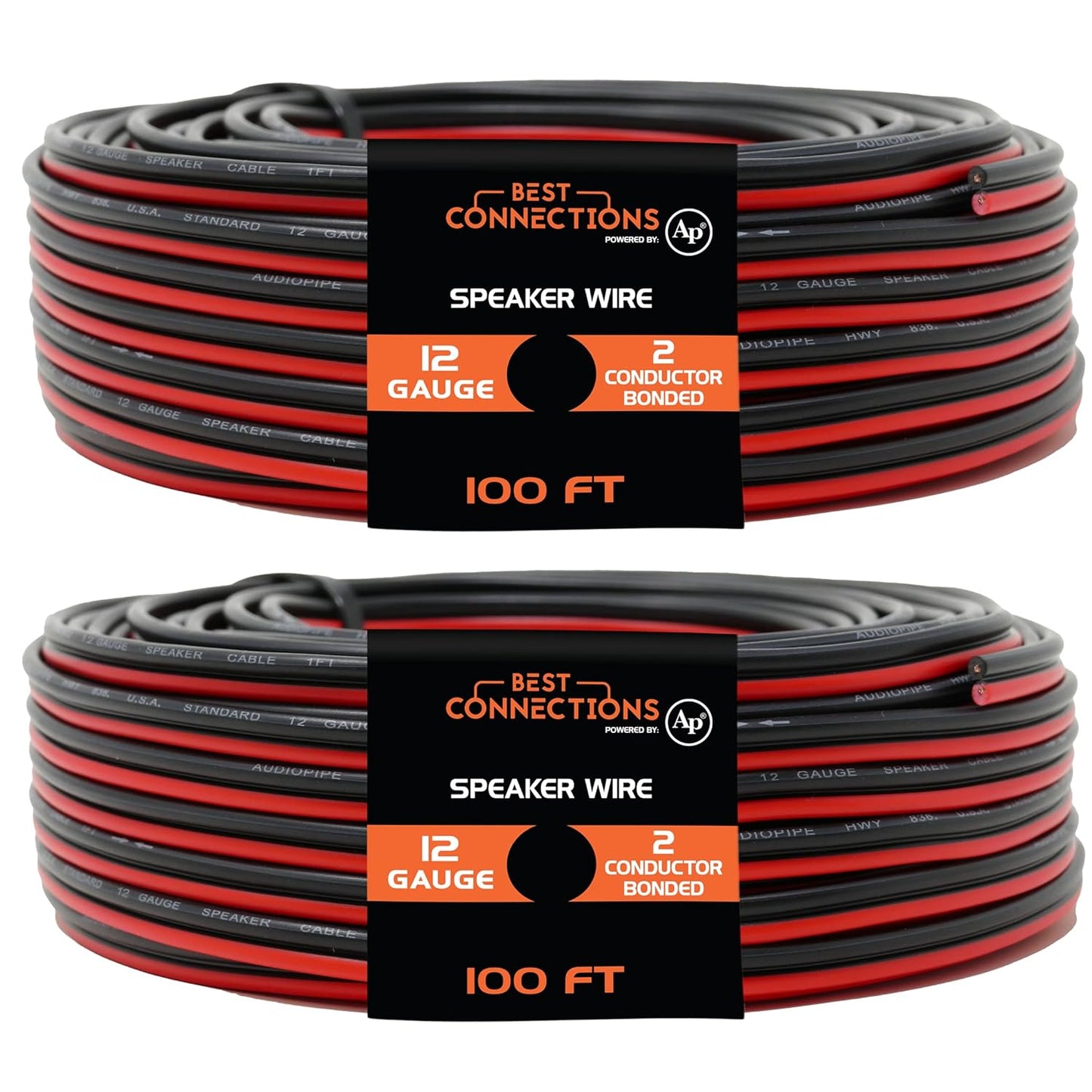 BEST CONNECTIONS Speaker Zip Wire Primary Bonded Red & Black Speaker Cable Stranded Speaker Wire Car Audio Automotive Home Theatre