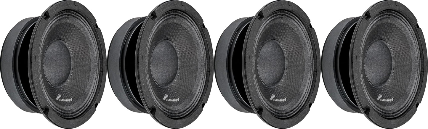 Audiopipe 6” Low Mid Frequency Loudspeaker, Midrange Car & PA Speaker, Low Mid Bass, Professional DJ & Studio Audio