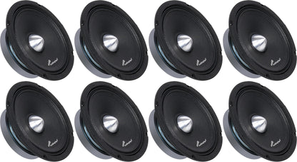 Audiopipe 6” Low Mid Frequency Loudspeaker, Powerful 200W Speaker with 1.5” Kapton Voice Coil, 4 Ohm Impedance, Crisp Midrange and Durable Steel Basket Design