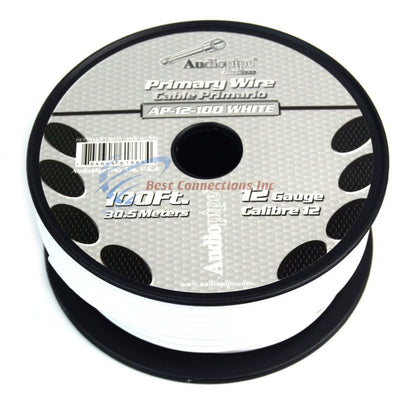 12 GA GAUGE 100 FT SPOOLS PRIMARY AUTO REMOTE POWER GROUND WIRE CABLE (8 ROLLS)