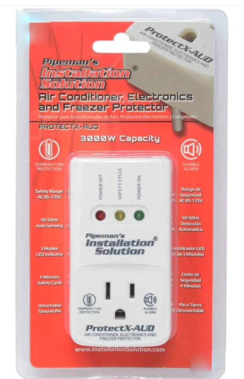 10 Pack  Pipeman's Installation Solution AC 85-135V Surge Protector 3000 Watts PROTECTX-AUD