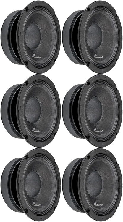 Audiopipe 6” Low Mid Frequency Loudspeaker, Midrange Car & PA Speaker, Low Mid Bass, Professional DJ & Studio Audio