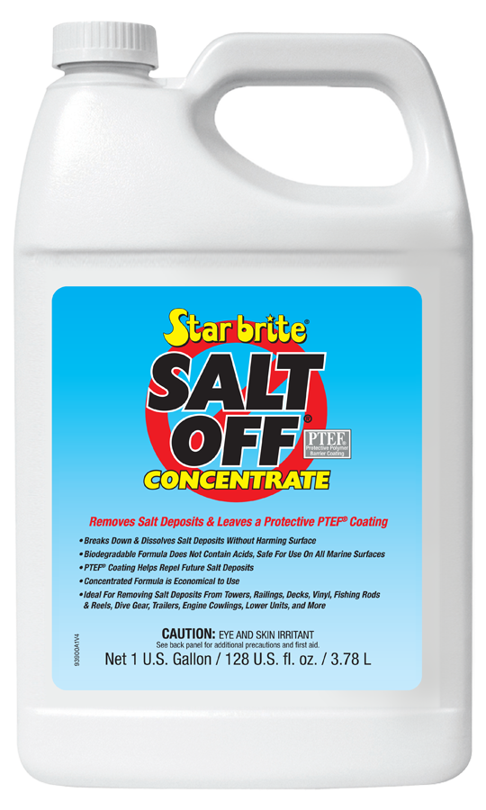 Star Brite Salt Off Concentrate 128 Oz 1 Gallon Bottle With PTEF Protector 93900N