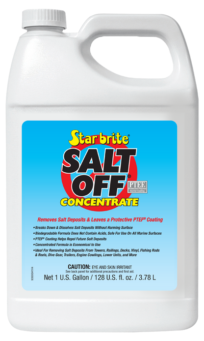 Star Brite Salt Off Concentrate 128 Oz 1 Gallon Bottle With PTEF Protector 93900N