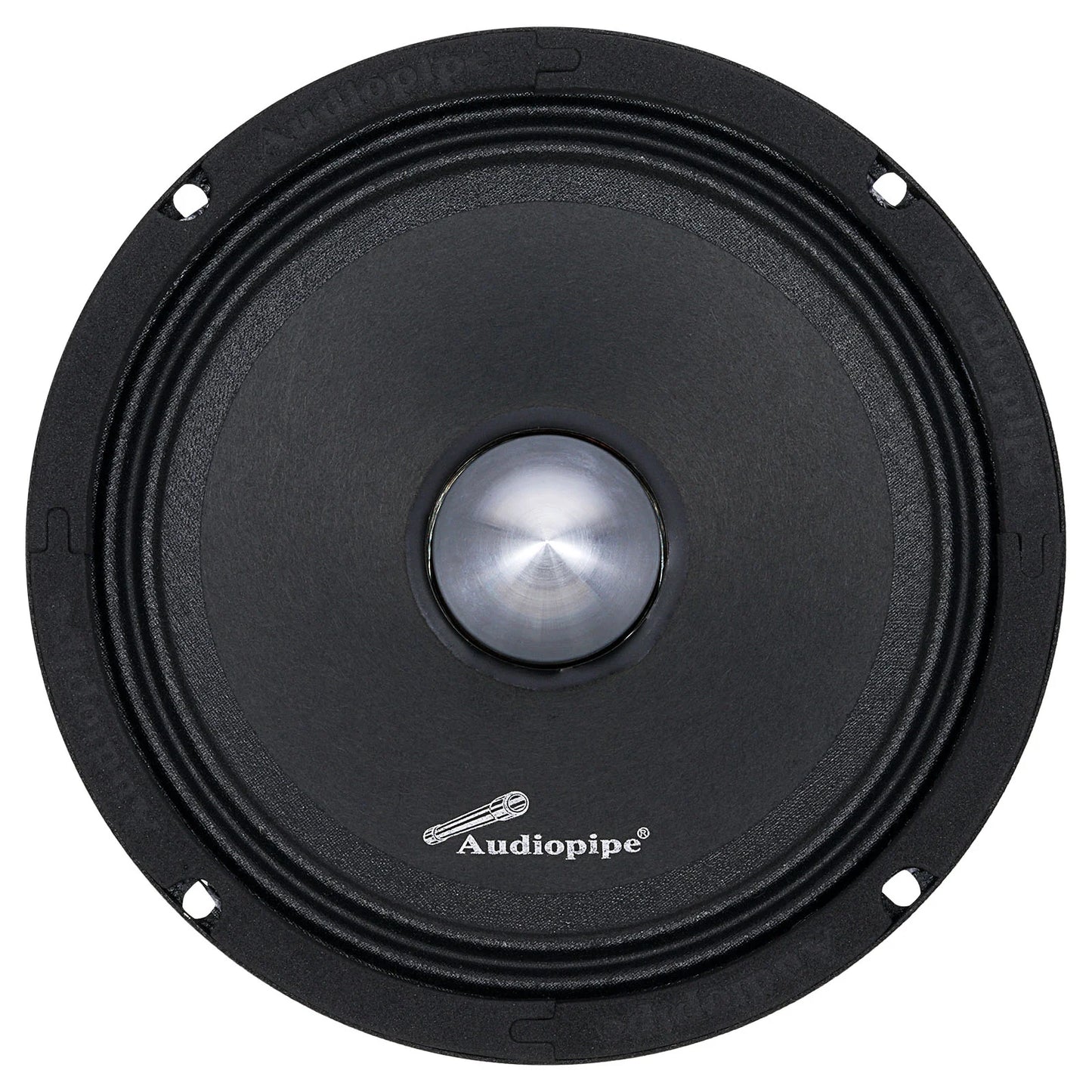 Audiopipe Low Mid Frequency Loudspeaker 6" 200W Max Silver Bullet Dust Cap (APMB-628PC)
