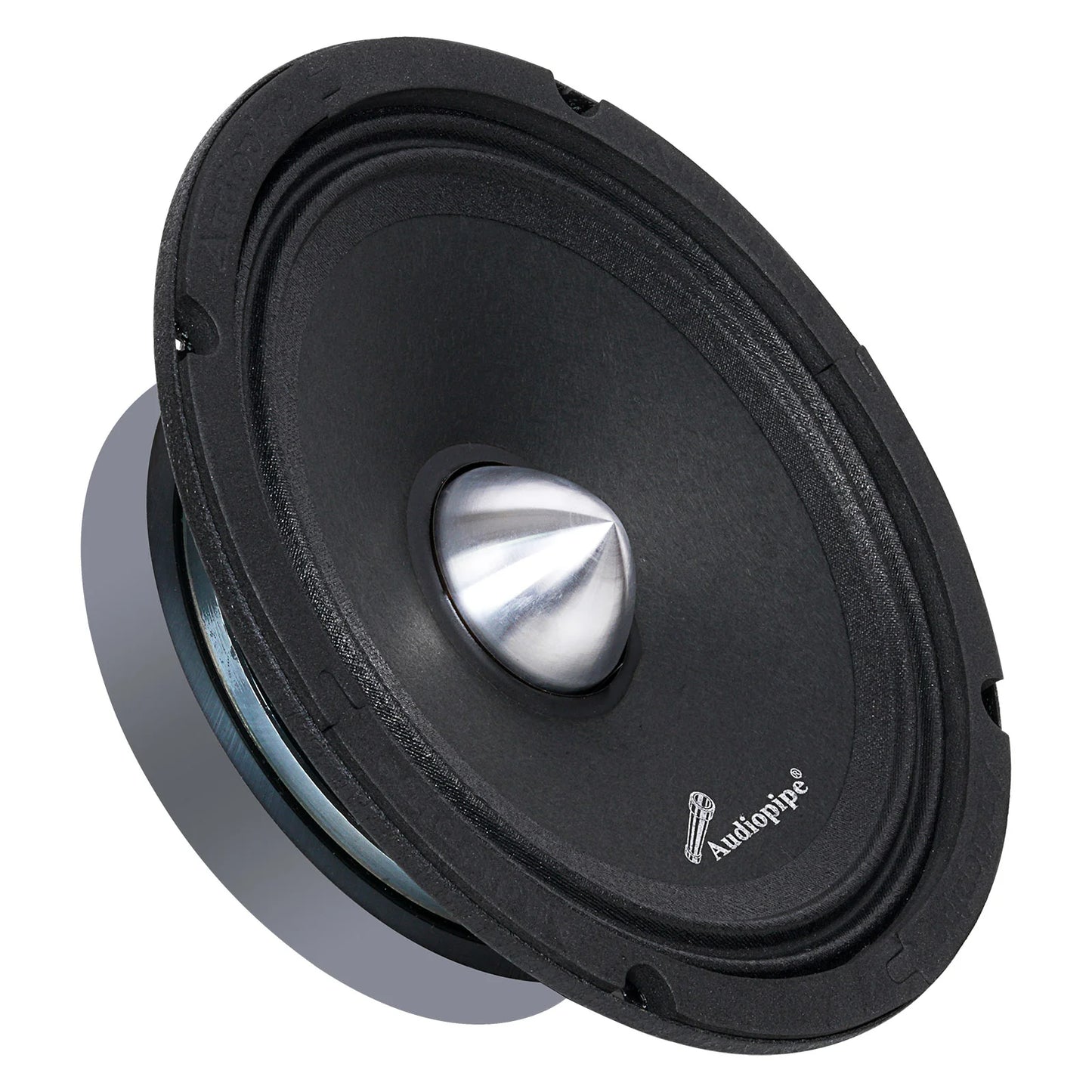Audiopipe Low Mid Frequency Loudspeaker 6" 200W Max Silver Bullet Dust Cap (APMB-628PC)