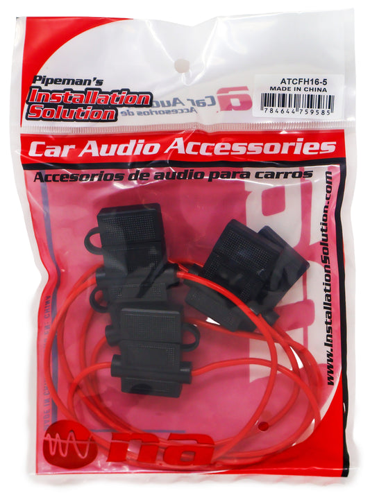 5 pcs 16 Gauge ATC Heavy Duty Fuse Holder 12 Volt Automotive Copper Wire