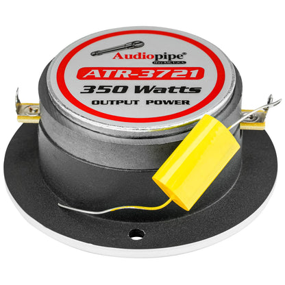 2 Pairs ATR-3721 3-3/4” Aluminum Bullet Titanium Horn Tweeters 350 W Max 4-8 Ohm