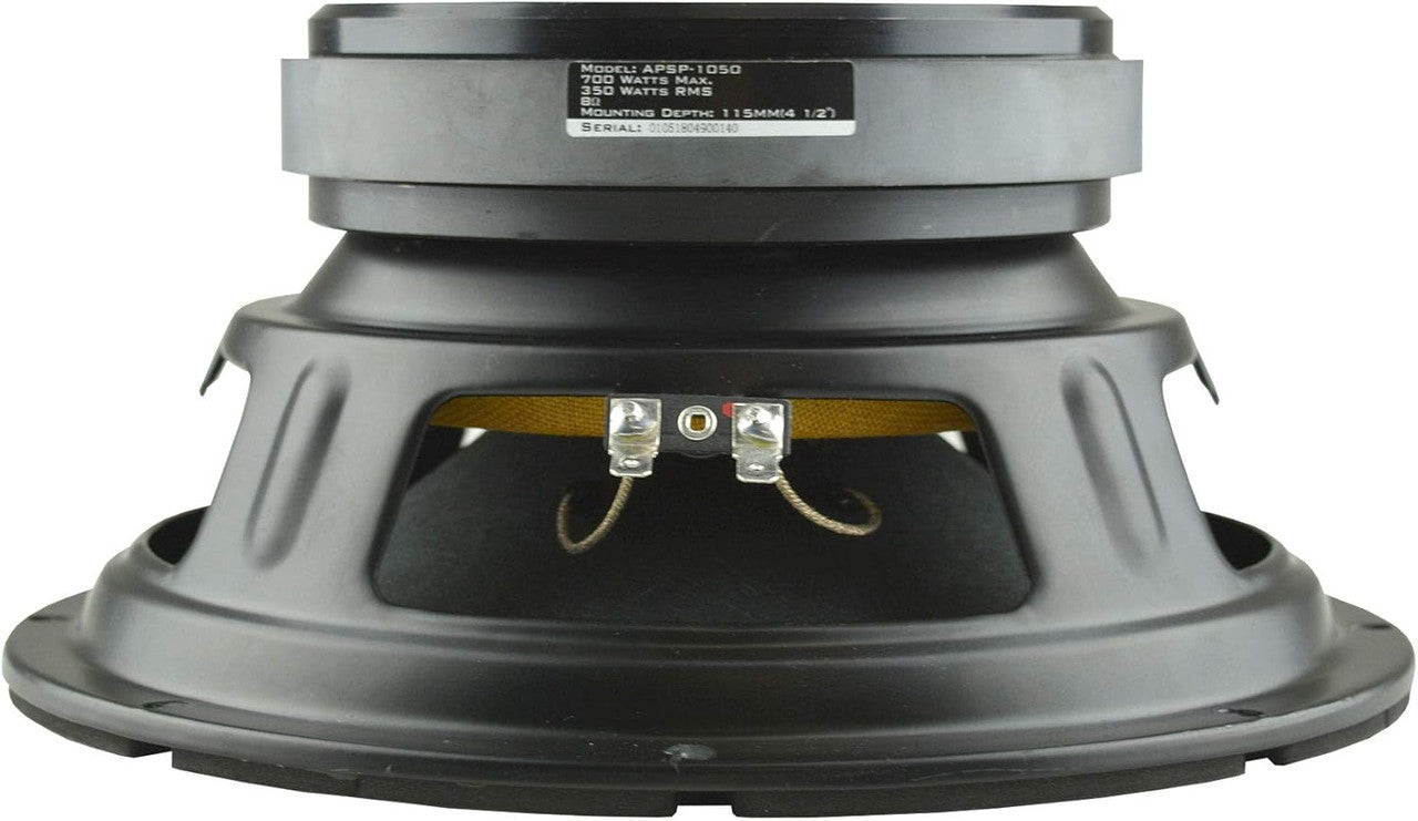4 Pack Audiopipe Dynamic 10" Midbass Speakers APSL Series 700W 8-ohm Loudspeakers APSP-1050