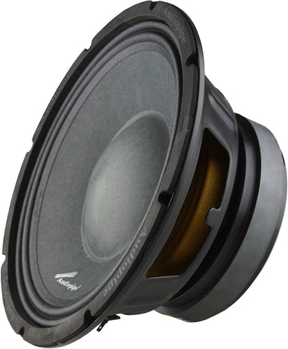 4 Pack Audiopipe Dynamic 10" Midbass Speakers APSL Series 700W 8-ohm Loudspeakers APSP-1050