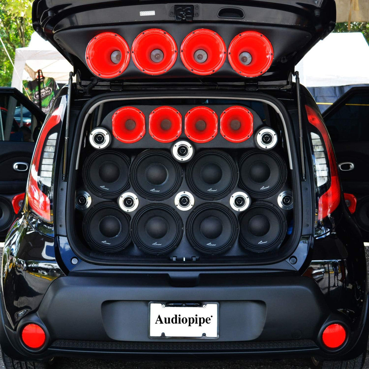 4 Pack Audiopipe Dynamic 10" Midbass Speakers APSL Series 700W 8-ohm Loudspeakers APSP-1050