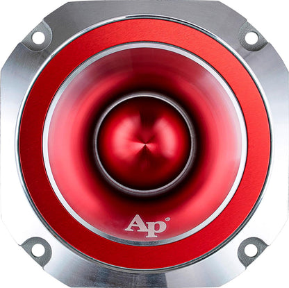 Audiopipe 1 Pair ATR-4053 Heavy Duty Eye Candy Super Bullet Tweeters - 400W 4-8 Ohm Pro Audio Car Audio - Red