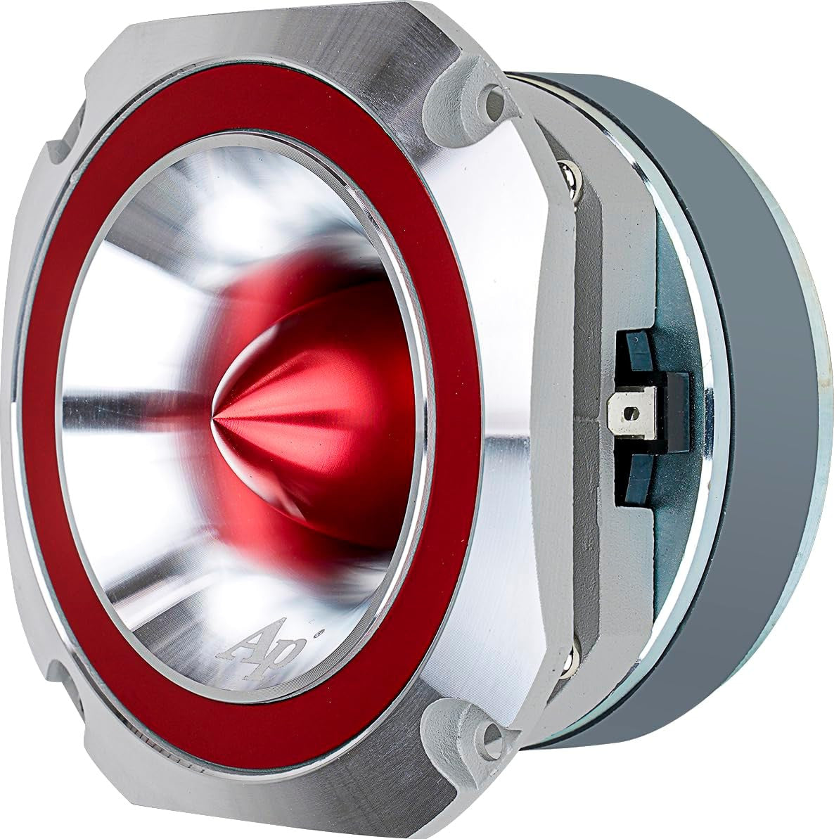 Audiopipe 1 Pair ATR-4053 Heavy Duty Eye Candy Super Bullet Tweeters - 400W 4-8 Ohm Pro Audio Car Audio - Red