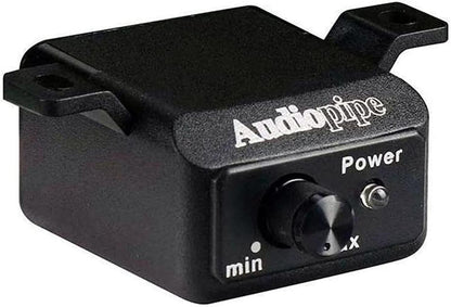 AudioPipe XV-BXP-SUB 15V Car Audio System Digital Sound Equalizer Epicenter Enhancer Restoration Signal Processor Bass Booster w/ Remote Knob, Black