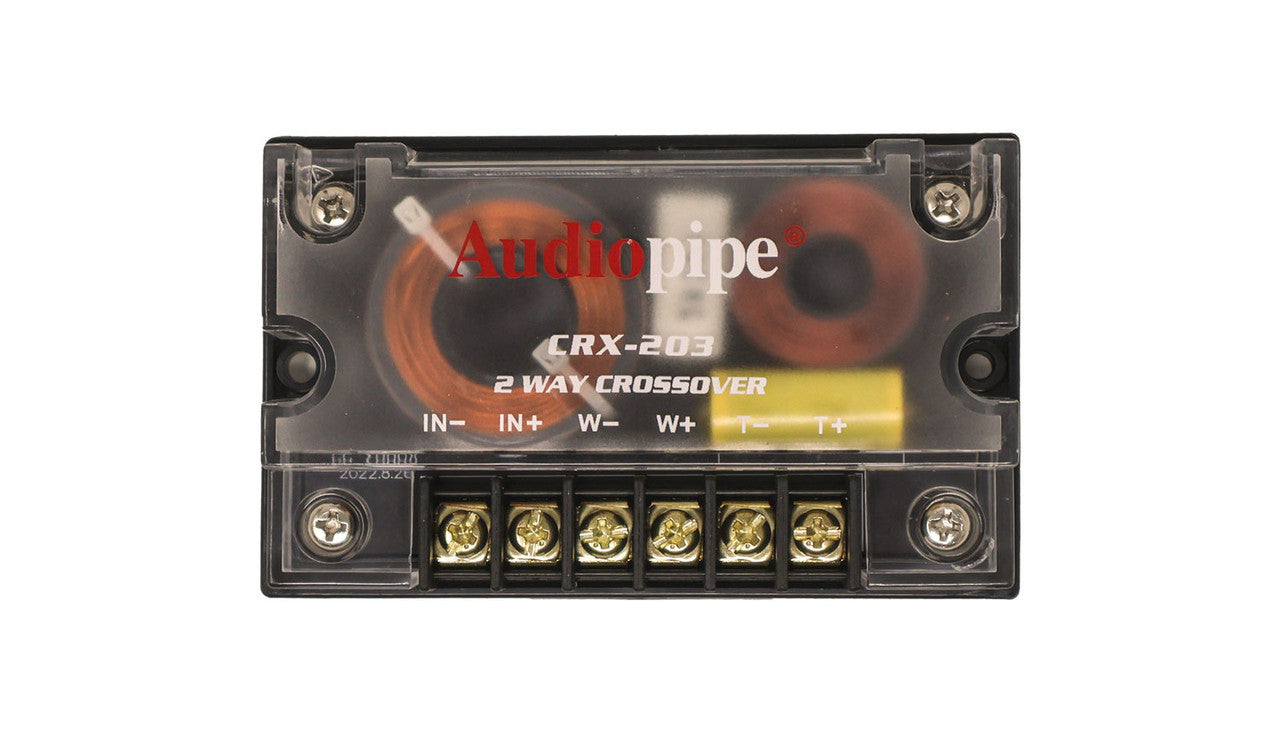 Audiopipe 300 Watts Peak 2 Way Crossover Passive Car Audio Speaker Signal Processor CRX-203