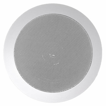 5" Ceiling Speaker with 70/100V Transformer & White Grill for Background Music, Paging, Alarm Signaling CS-55-115-710V