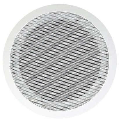 Studio Z 8" Ceiling Speaker with 70/100V Transformer & White Grill for Background Music, Paging, Alarm Signaling CS-85115-710V