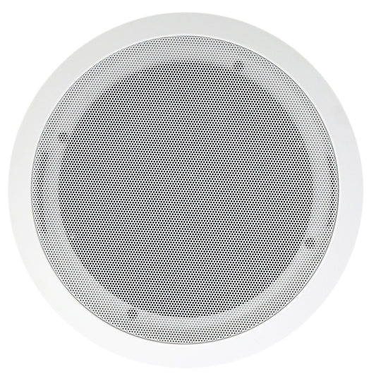 Studio Z 8" Ceiling Speaker with 70/100V Transformer & White Grill for Background Music, Paging, Alarm Signaling CS-85115-710V