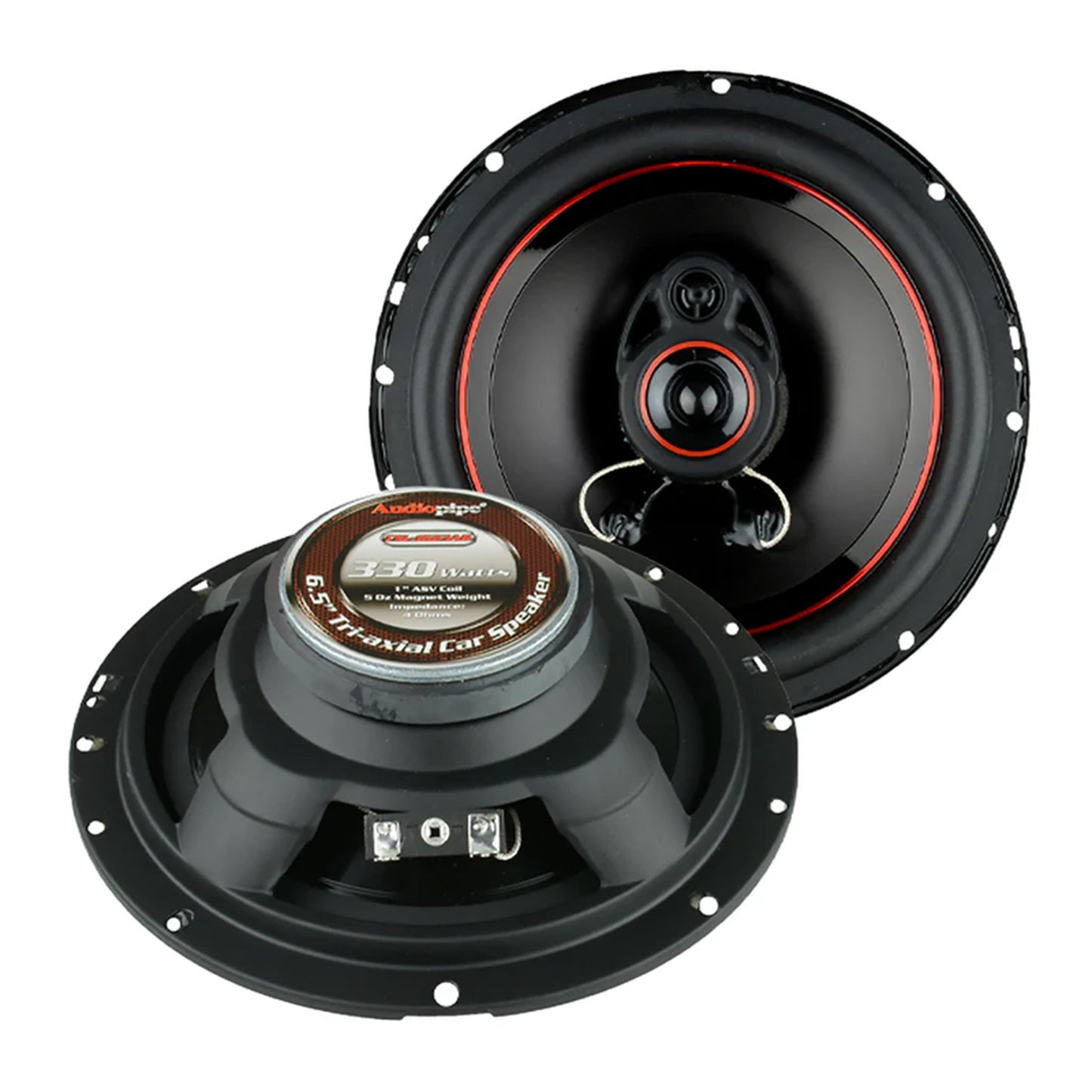 Audiopipe CSL-1623AR 6.5” Tri-axial Car Speaker 330 Watts Max Power