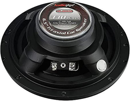 Audiopipe CSL-1623AR 6.5” Tri-axial Car Speaker 330 Watts Max Power